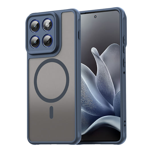 Θήκη MagSafe για Motorola Edge 70, Techsuit, HaloFrost II, Μπλε Ναυτικό