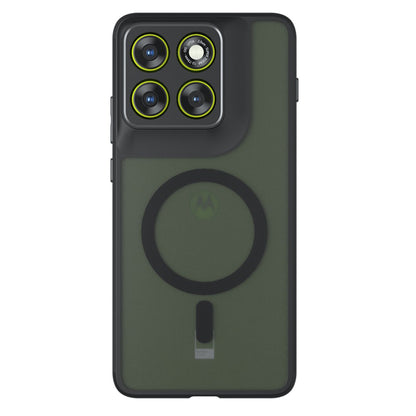 Θήκη MagSafe για Motorola Edge 70, Techsuit, PureFrost, Ματ Μαύρη