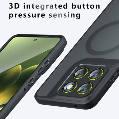 Θήκη MagSafe για Motorola Edge 70, Techsuit, PureFrost, Ματ Μαύρη