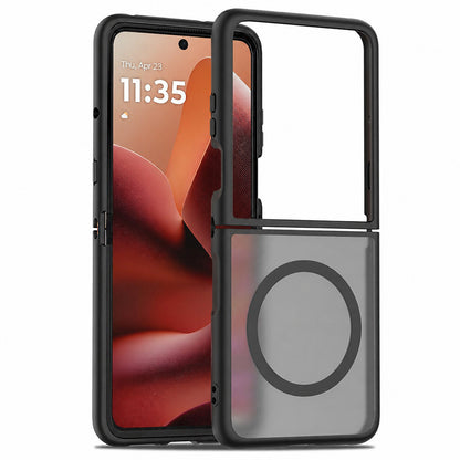 MagSafe Case for Motorola Razr 70 Ultra / Razr 60 Ultra, Techsuit, PureFrost, Satin Black