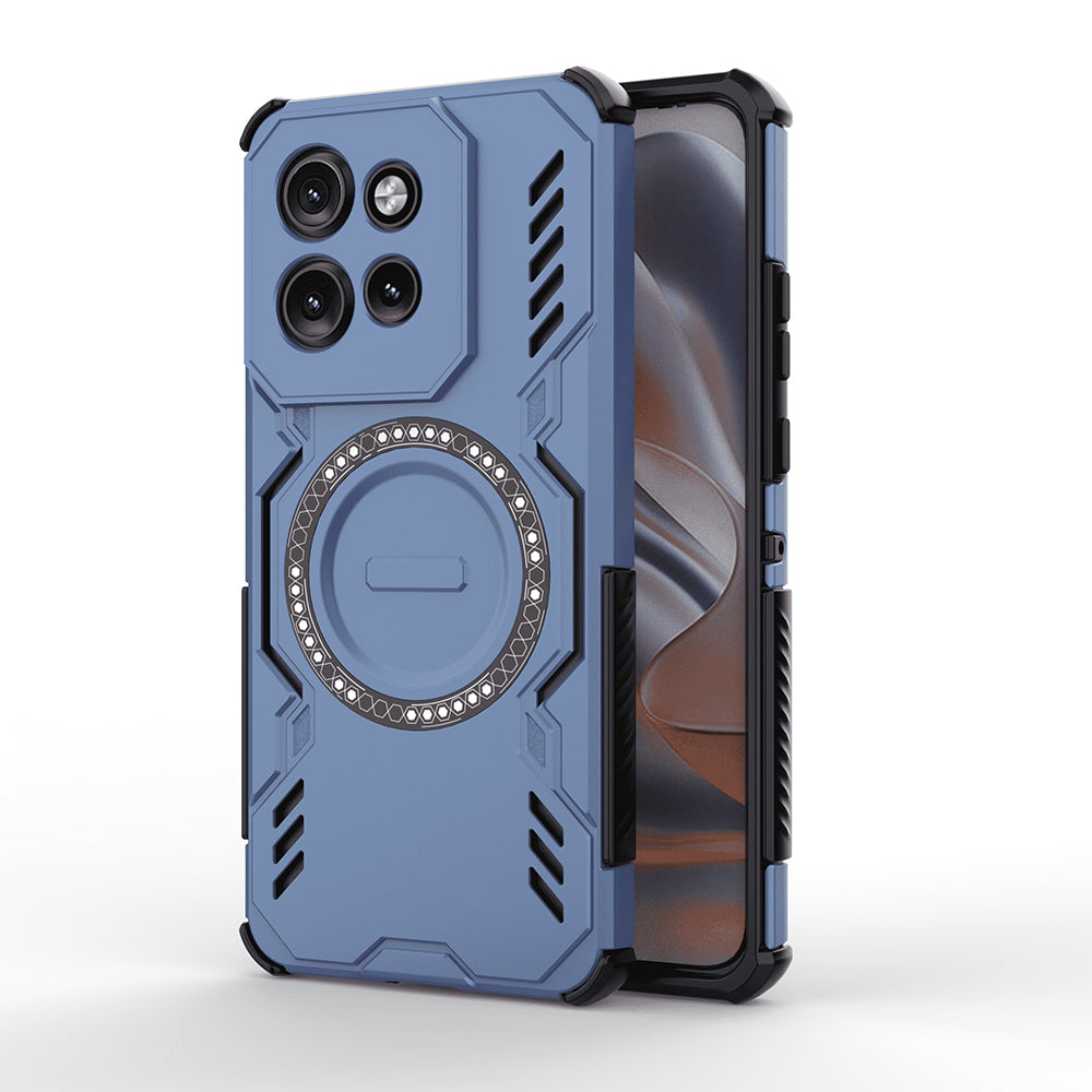 MagSafe Case for Motorola ThinkPhone 25 / Edge 50 Neo, Techsuit, ArmorMag, Blue
