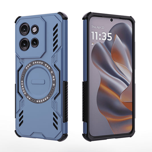 Θήκη MagSafe για Motorola ThinkPhone 25 / Edge 50 Neo, Techsuit, ArmorMag, Μπλε