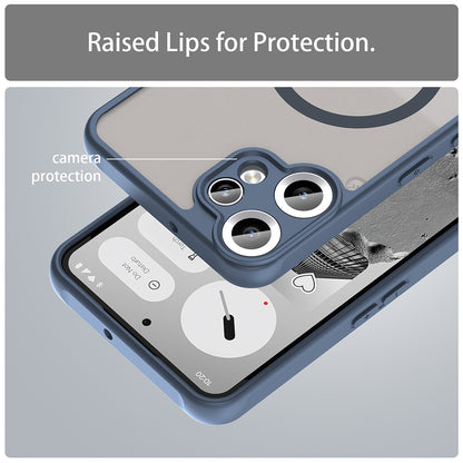 Θήκη MagSafe για Nothing CMF Phone 2 Pro, Techsuit, HaloFrost II, Μπλε Σκούρο