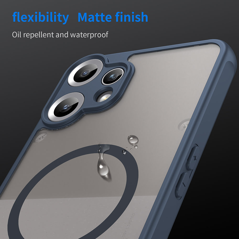 Θήκη MagSafe για Nothing CMF Phone 2 Pro, Techsuit, HaloFrost II, Μπλε Σκούρο