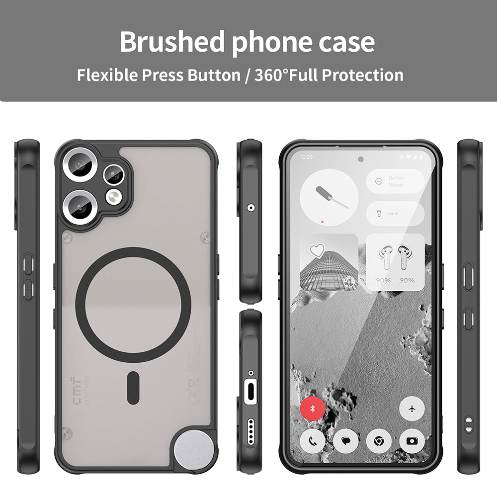 Θήκη MagSafe για Nothing CMF Phone 2 Pro, Techsuit, HaloFrost II, Μαύρη