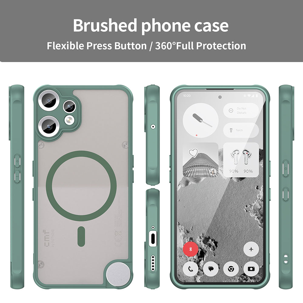 Θήκη MagSafe για Nothing CMF Phone 2 Pro, Techsuit, HaloFrost II, Πράσινο