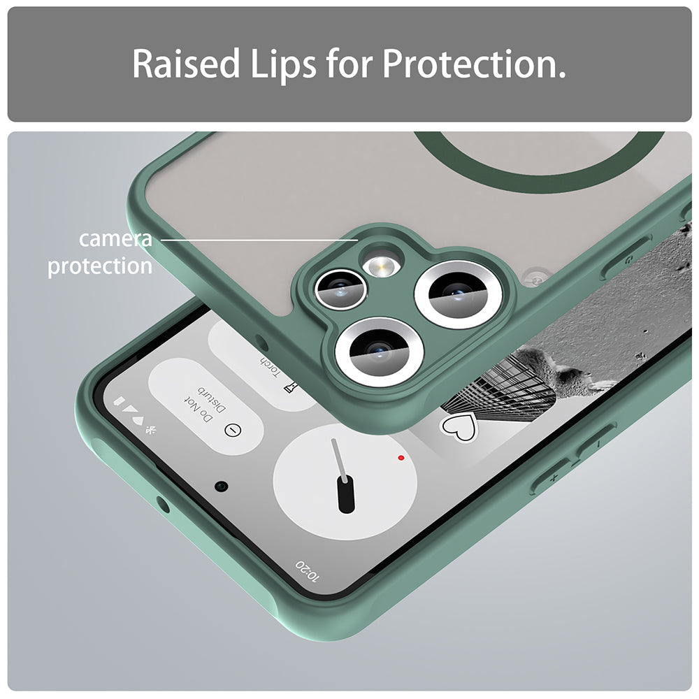 Θήκη MagSafe για Nothing CMF Phone 2 Pro, Techsuit, HaloFrost II, Πράσινο