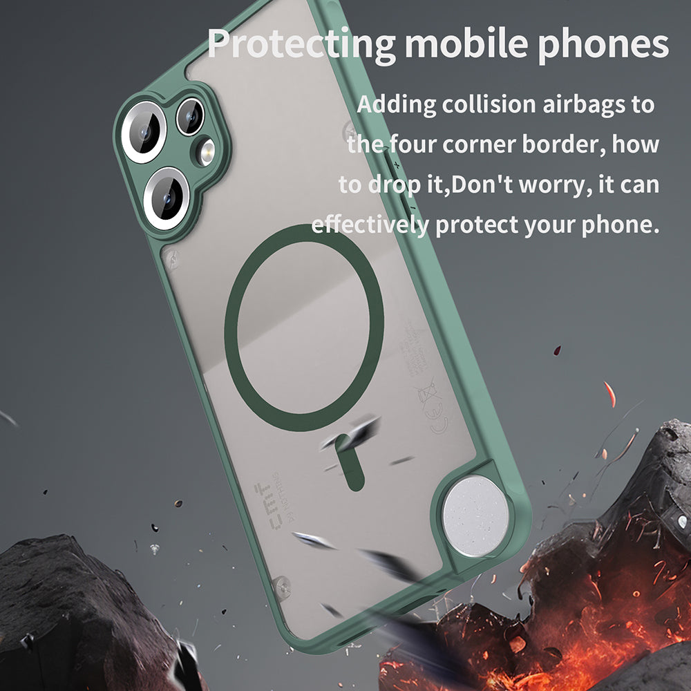 Θήκη MagSafe για Nothing CMF Phone 2 Pro, Techsuit, HaloFrost II, Πράσινο