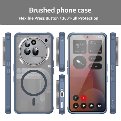 Θήκη MagSafe για Nothing Phone (3a) Pro, Techsuit, HaloFrost II, Μπλε Σκούρο