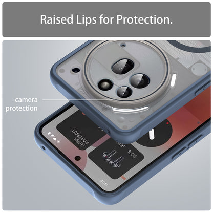 Θήκη MagSafe για Nothing Phone (3a) Pro, Techsuit, HaloFrost II, Μπλε Σκούρο