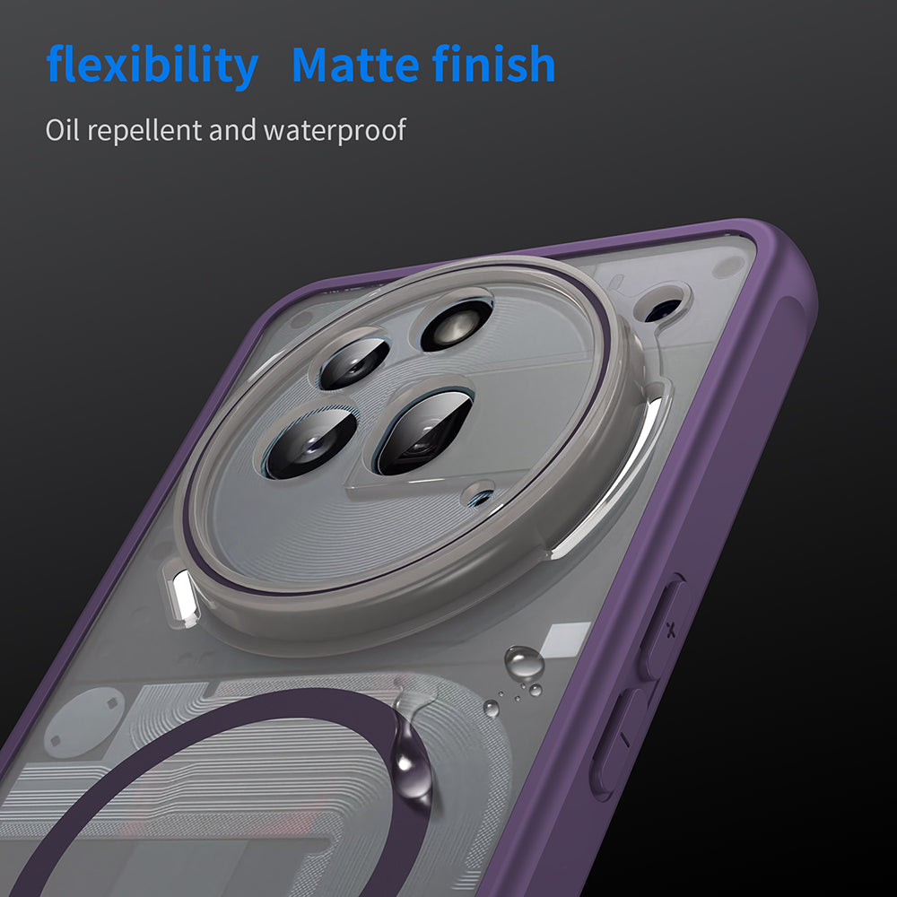 Θήκη MagSafe για Nothing Phone (3a) Pro, Techsuit, HaloFrost II, Μωβ