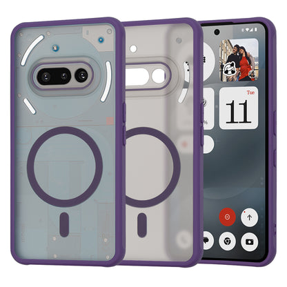 Θήκη MagSafe για Nothing Phone (3a), Techsuit, HaloFrost, Σκούρο Μωβ