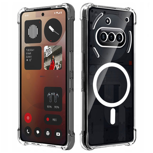 MagSafe Case for Nothing Phone (3a), Techsuit, Shockproof, Transparent