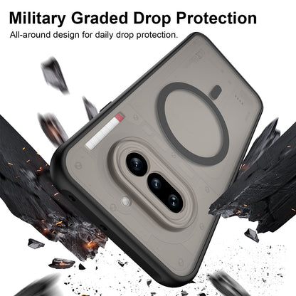 Θήκη MagSafe για Nothing Phone (4a) Pro, Techsuit, HaloFrost II, Μαύρη