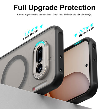 Θήκη MagSafe για Nothing Phone (4a) Pro, Techsuit, HaloFrost II, Μαύρη