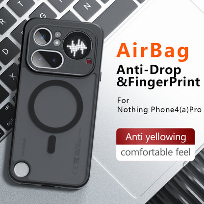 Θήκη MagSafe για Nothing Phone (4a) Pro, Techsuit, PureFrost, Μαύρο Σατινέ