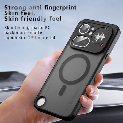 Θήκη MagSafe για Nothing Phone (4a) Pro, Techsuit, PureFrost, Μαύρο Σατινέ