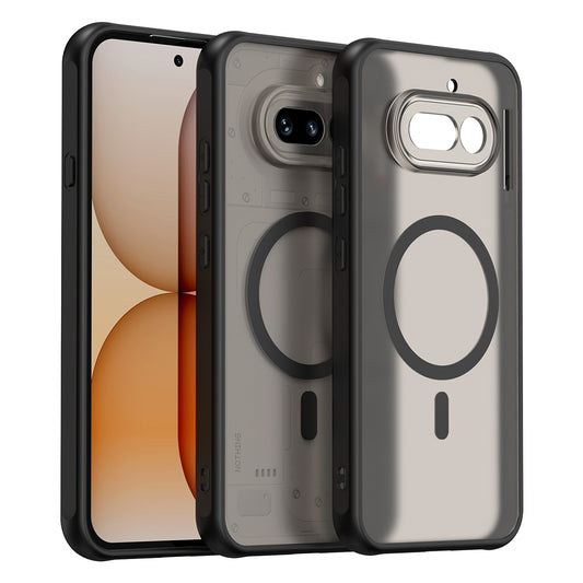 Θήκη MagSafe για Nothing Phone (4a), Techsuit, HaloFrost II, Μαύρη
