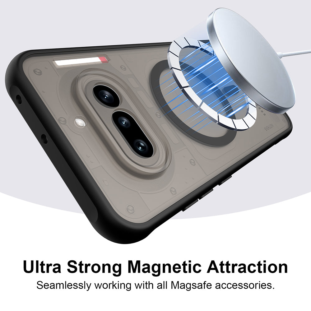 Θήκη MagSafe για Nothing Phone (4a), Techsuit, HaloFrost II, Μαύρη