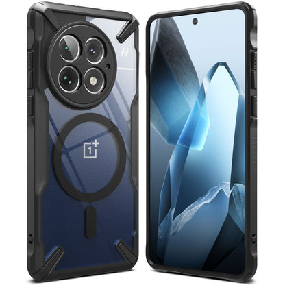 Θήκη MagSafe για OnePlus 13, Ringke, Fusion X, Μαύρη