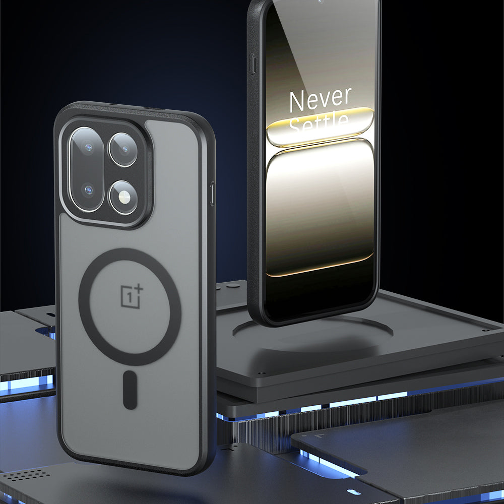 Θήκη MagSafe για OnePlus 15, Techsuit, PureFrost, Ματ Μαύρη