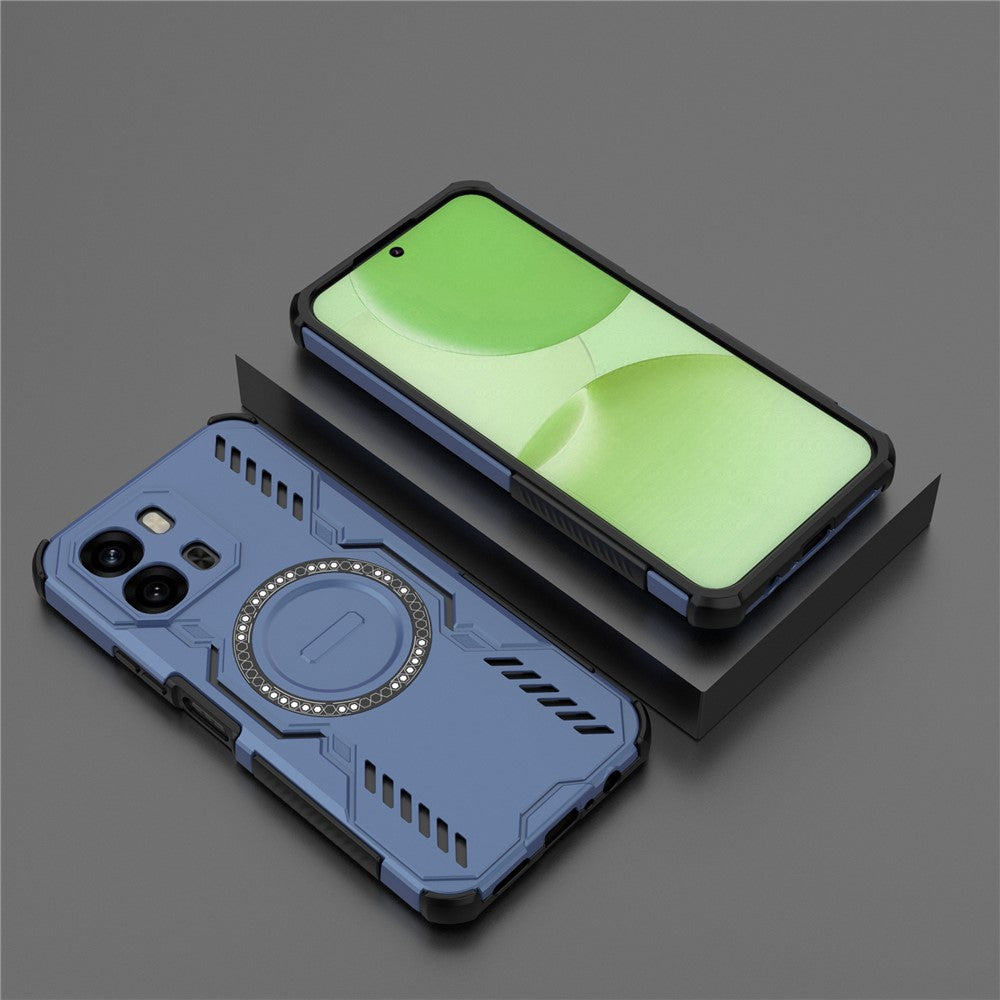 MagSafe Case for Oppo A6 4G, Techsuit, ArmorMag, Blue