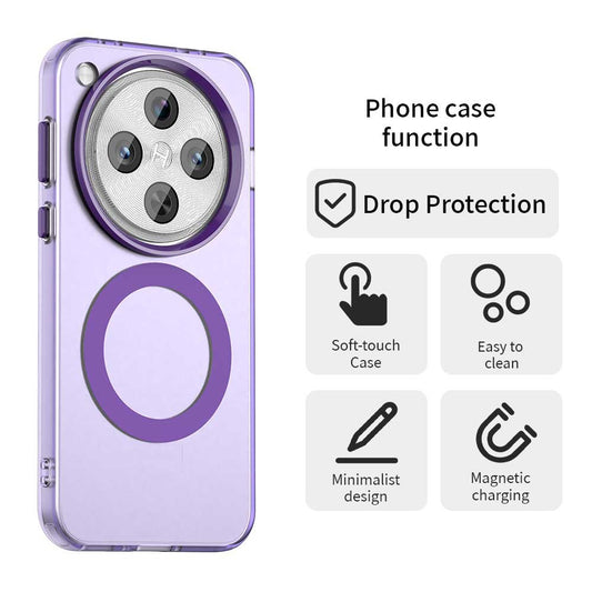 Θήκη MagSafe για Oppo Find X8 Pro, Techsuit, CandyCase, Μωβ