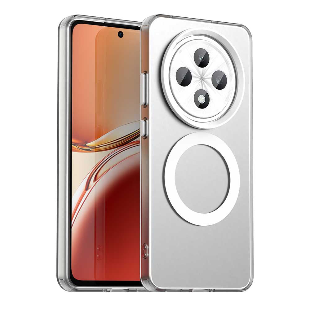 Θήκη MagSafe για Oppo Reno12 FS 5G / Reno12 FS 4G / Reno12 F 4G / Reno12 F, Techsuit, CandyCase, Λευκό