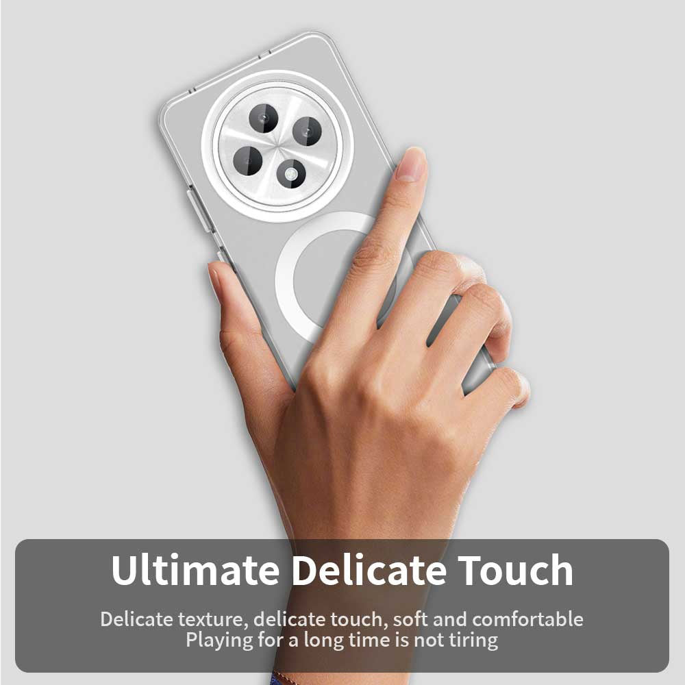 Θήκη MagSafe για Oppo Reno12 FS 5G / Reno12 FS 4G / Reno12 F 4G / Reno12 F, Techsuit, CandyCase, Λευκό
