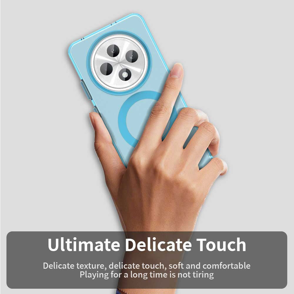 Θήκη MagSafe για Oppo Reno12 FS 5G / Reno12 FS 4G / Reno12 F 4G / Reno12 F, Techsuit, CandyCase, Μπλε