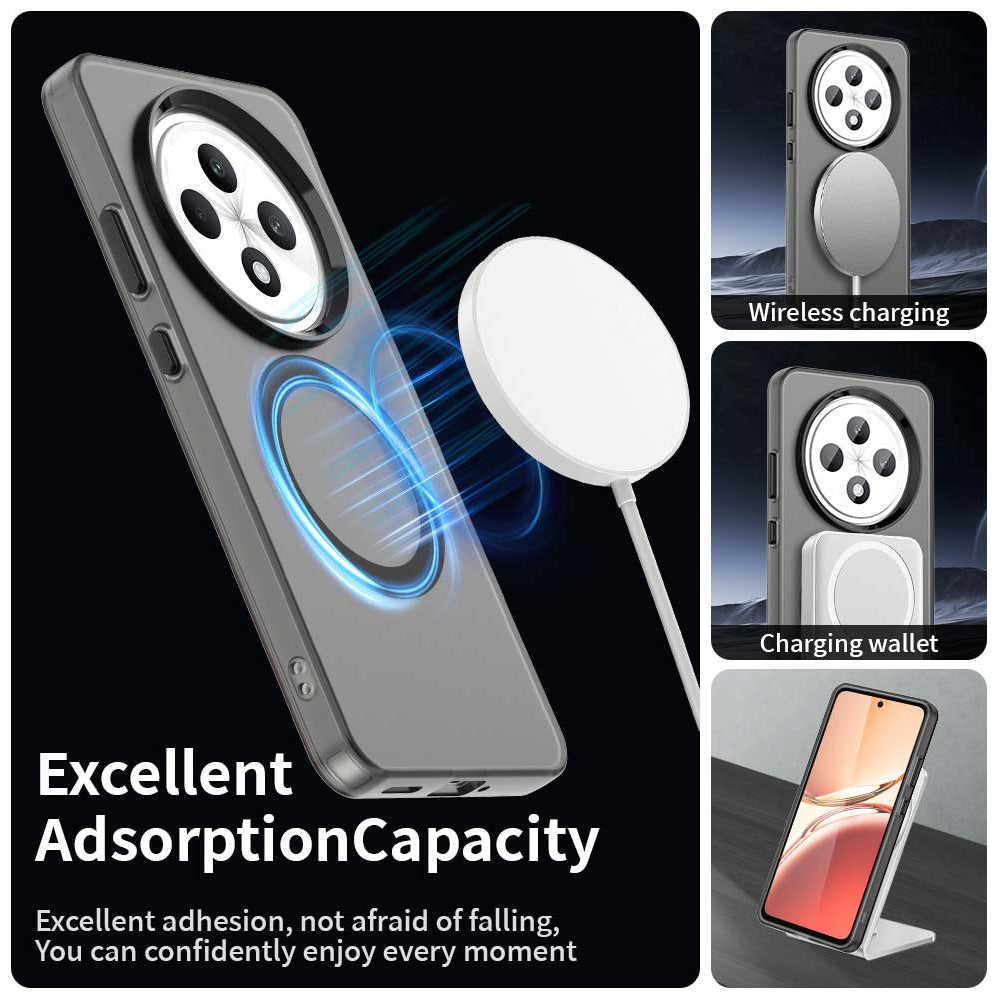 MagSafe Case for Oppo Reno12 FS 5G / Reno12 FS 4G / Reno12 F 4G, Techsuit, CandyCase, Black