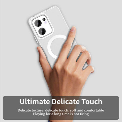 Θήκη MagSafe για Oppo Reno13 FS 5G / Reno13 F 4G / Reno13 F, Techsuit, CandyCase, Λευκό