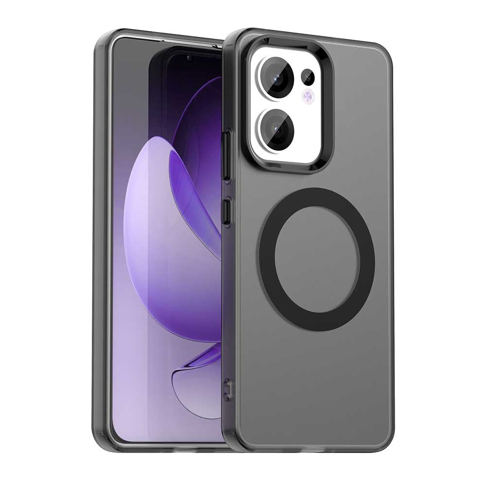 Θήκη MagSafe για Oppo Reno13 FS 5G / Reno13 F 4G / Reno13 F, Techsuit, CandyCase, Μαύρο