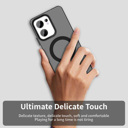 Θήκη MagSafe για Oppo Reno13 FS 5G / Reno13 F 4G / Reno13 F, Techsuit, CandyCase, Μαύρο