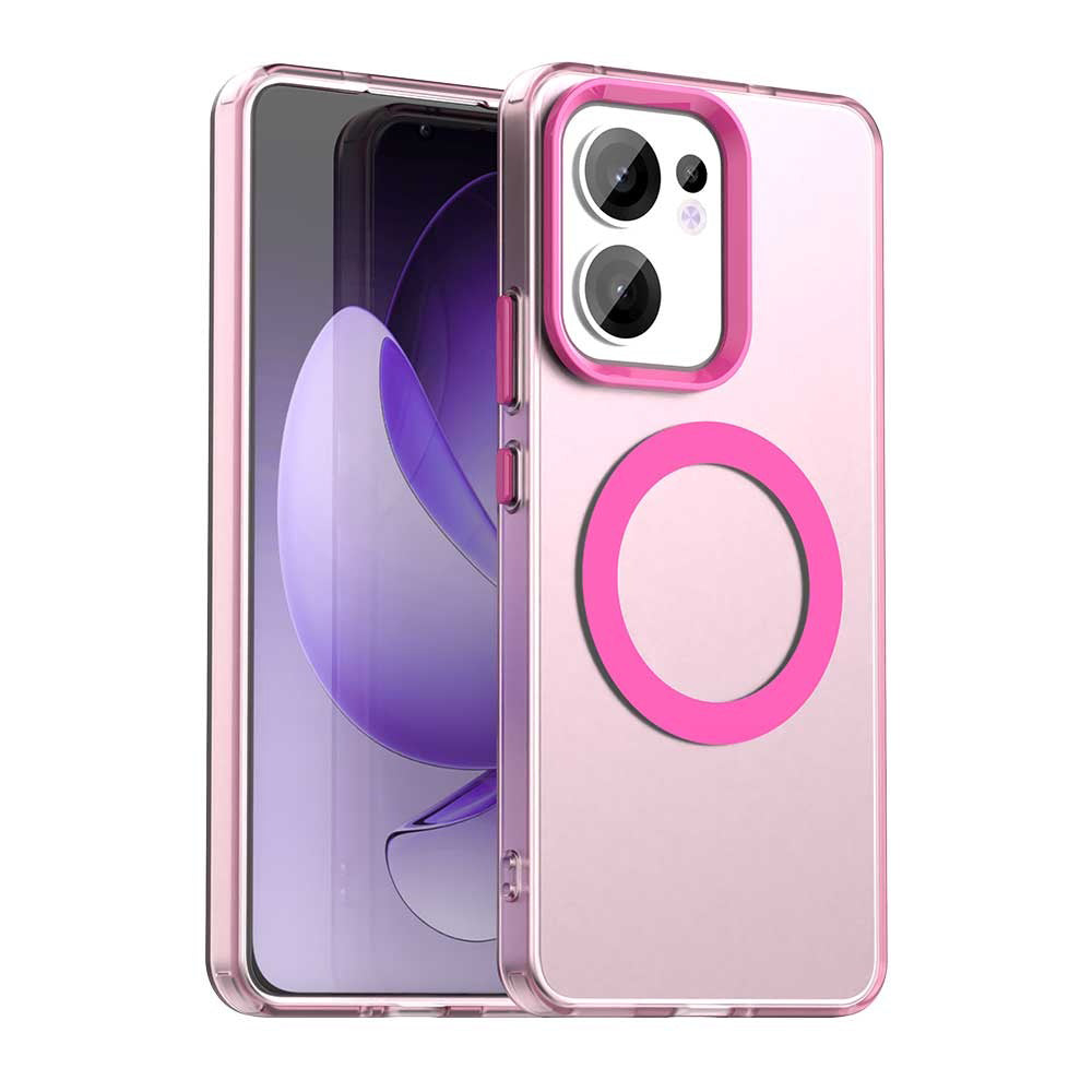 Θήκη MagSafe για Oppo Reno13 FS 5G / Reno13 F 4G / Reno13 F, Techsuit, CandyCase, Ροζ