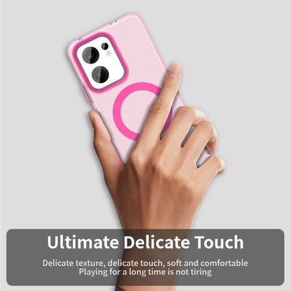 Θήκη MagSafe για Oppo Reno13 FS 5G / Reno13 F 4G / Reno13 F, Techsuit, CandyCase, Ροζ
