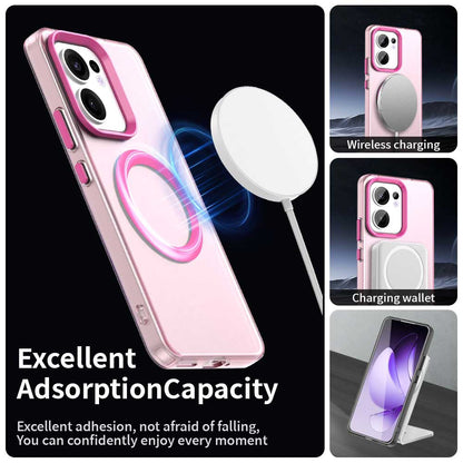 Θήκη MagSafe για Oppo Reno13 FS 5G / Reno13 F 4G / Reno13 F, Techsuit, CandyCase, Ροζ