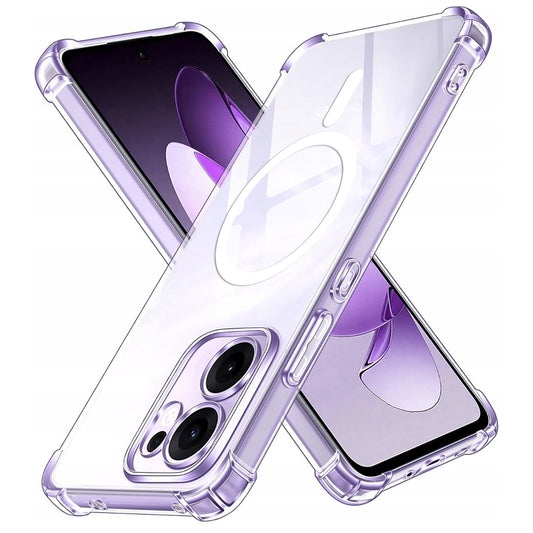Θήκη MagSafe για Oppo Reno13 FS 5G / Reno13 F 4G / Reno13 F, Techsuit, Αντικρούση, Διαφανής