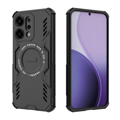 MagSafe Case for Oppo Reno14, Techsuit, ArmorMag, Black