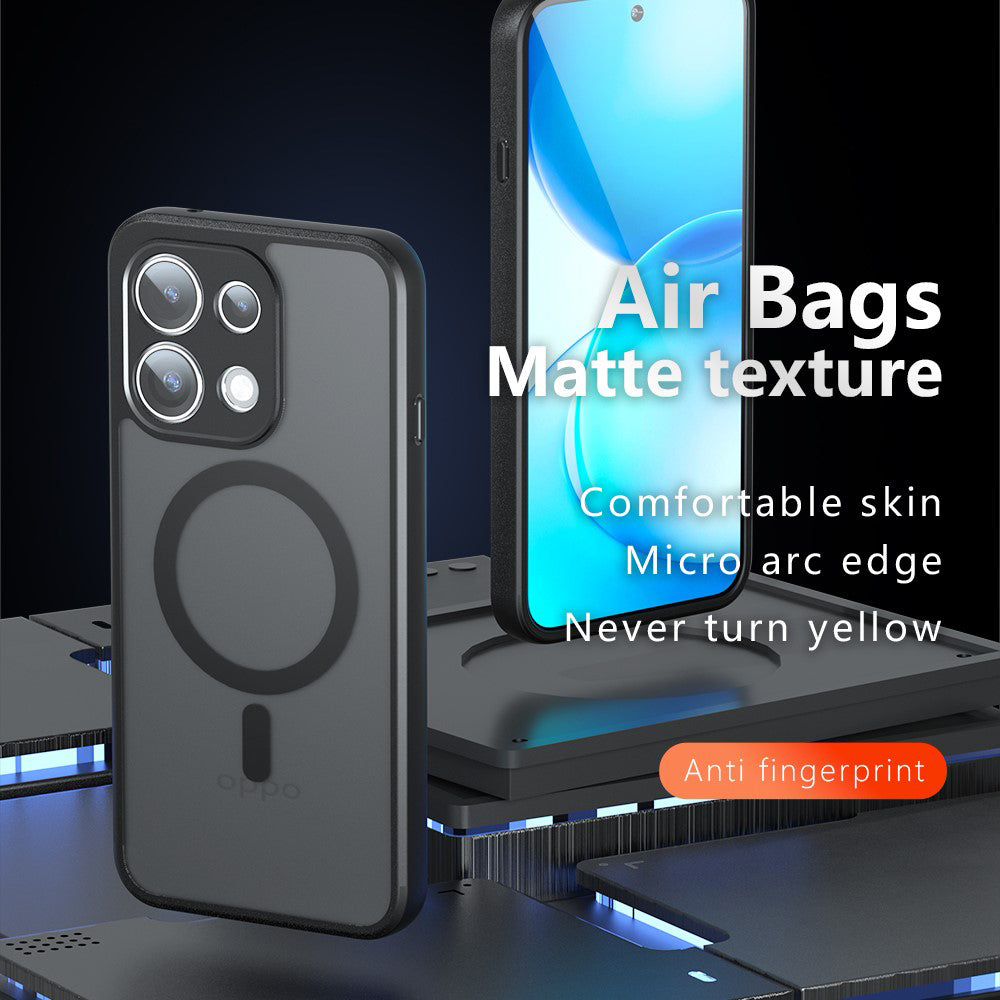 MagSafe Case for Oppo Reno16 F / Reno16 FS, Techsuit, PureFrost, Satin Black