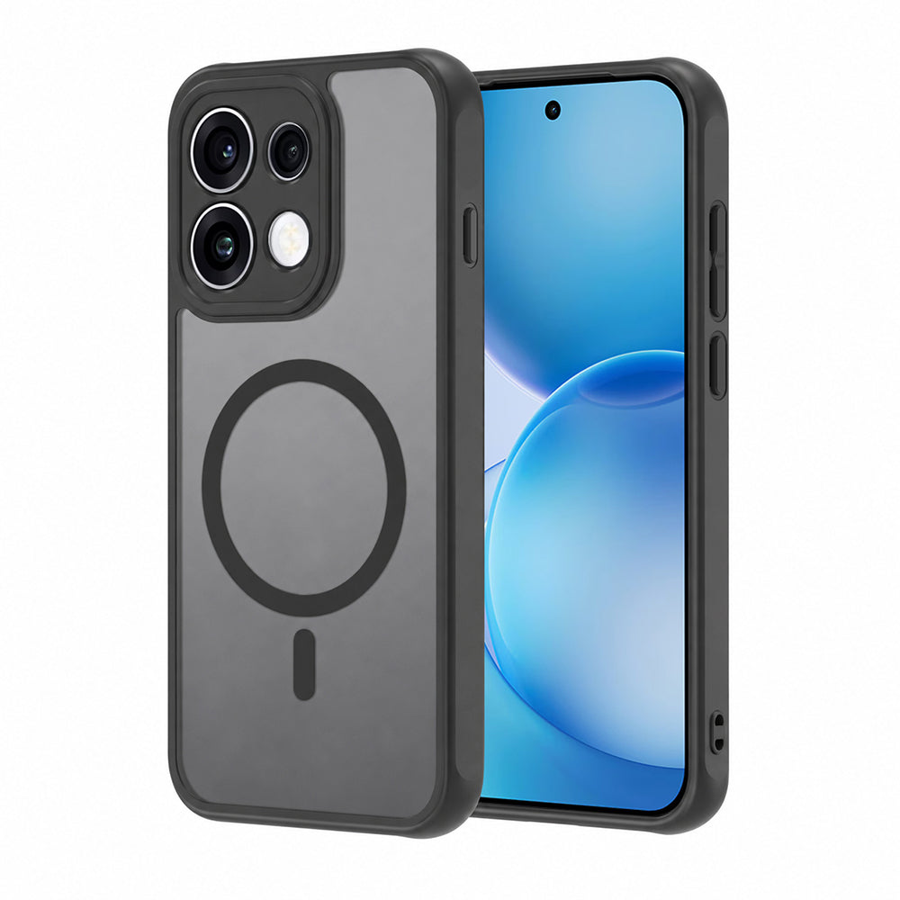 Θήκη MagSafe για Oppo Reno16 Pro, Techsuit, HaloFrost II, Μαύρο