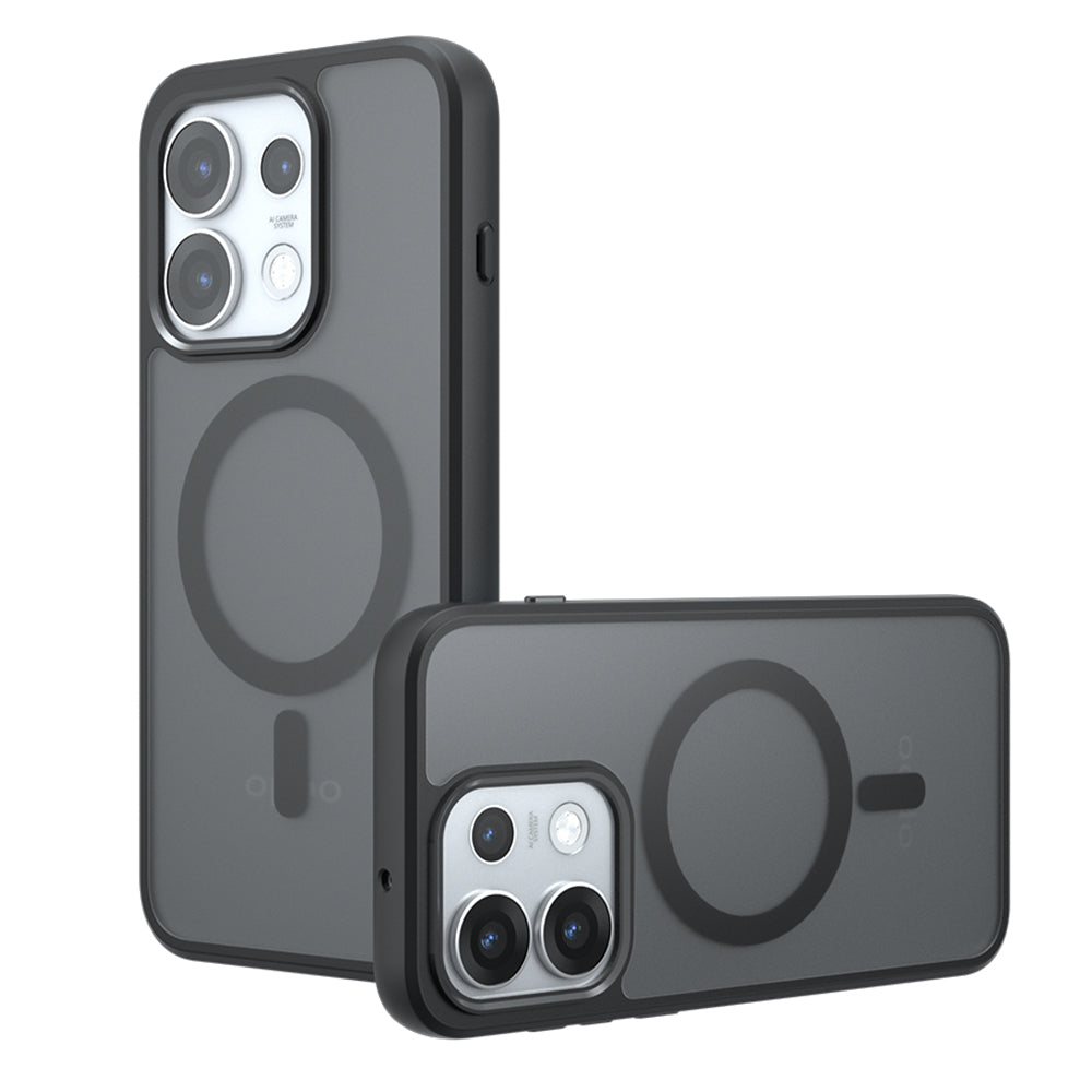 MagSafe Case for Oppo Reno16 Pro, Techsuit, PureFrost, Matte Black