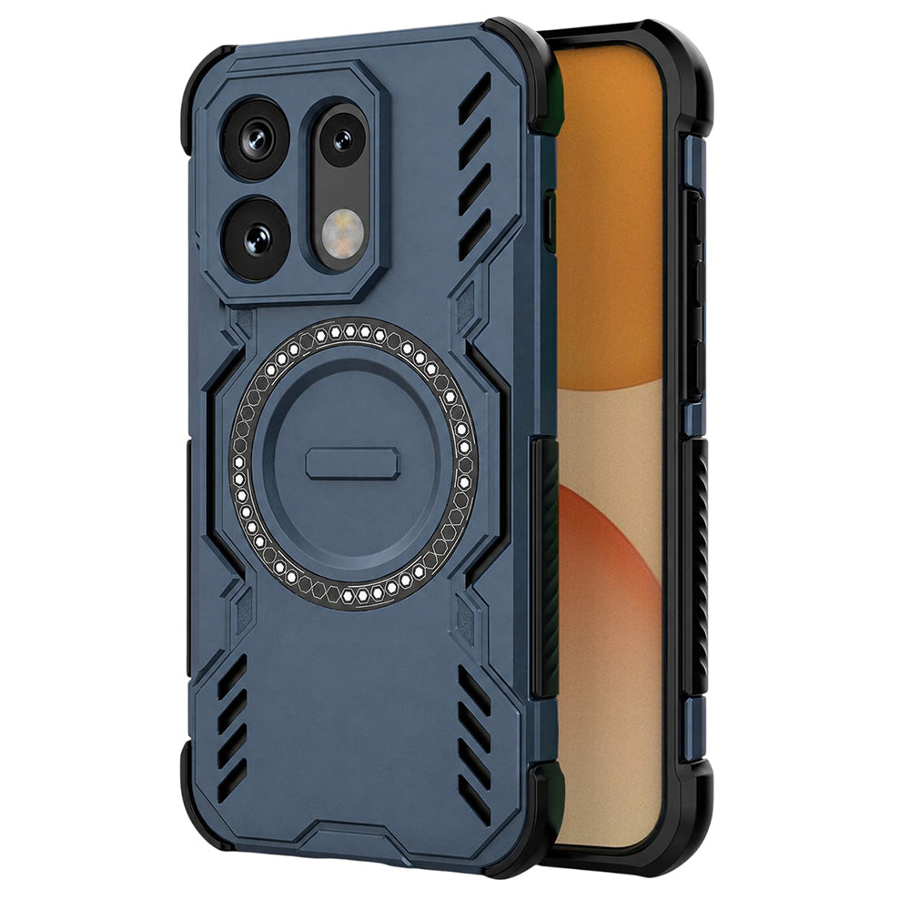 MagSafe Case for Oppo Reno16 / Reno16 Pro, Techsuit, ArmorMag, Blue