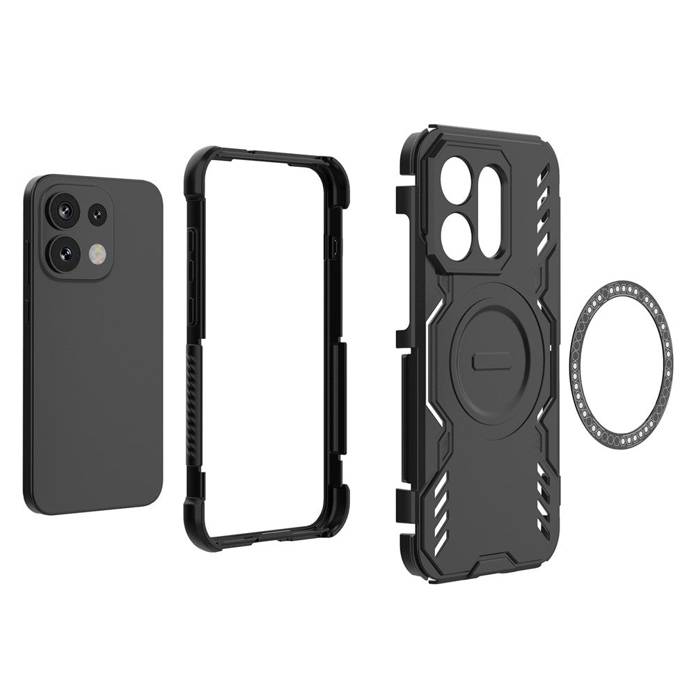 MagSafe Case for Oppo Reno16 / Reno16 Pro, Techsuit, ArmorMag, Blue