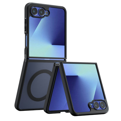 Θήκη MagSafe για Samsung Galaxy Z Flip7 F766, Techsuit, PureFrost, Μαύρο