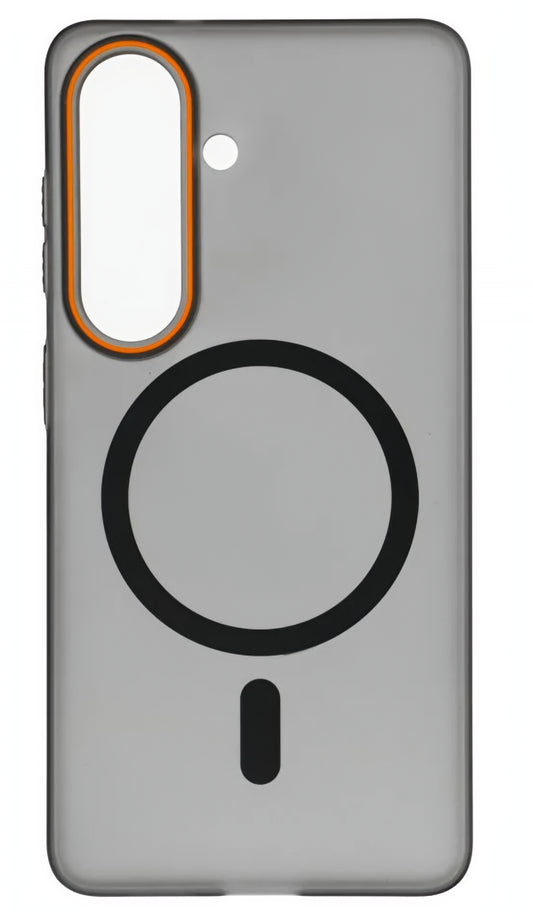 Θήκη MagSafe για Samsung Galaxy S26 S942, OEM, Go Orange, Μαύρη