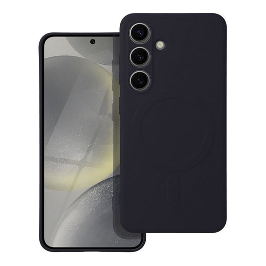 Θήκη MagSafe για Samsung Galaxy A56 A566, OEM, Silicone Mag, Μαύρη