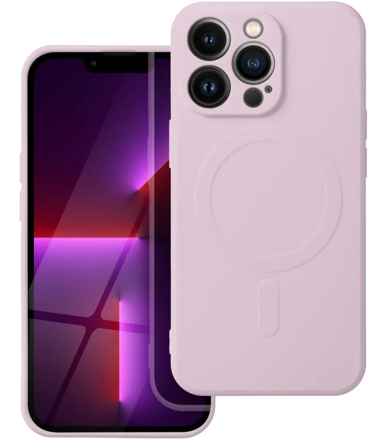 Θήκη MagSafe για Samsung Galaxy A57 5G, OEM, Silicone Mag, Ροζ
