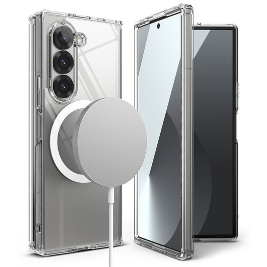 Θήκη MagSafe για Samsung Galaxy Z Fold6 F956, Ringke, Fusion, Διαφανής 