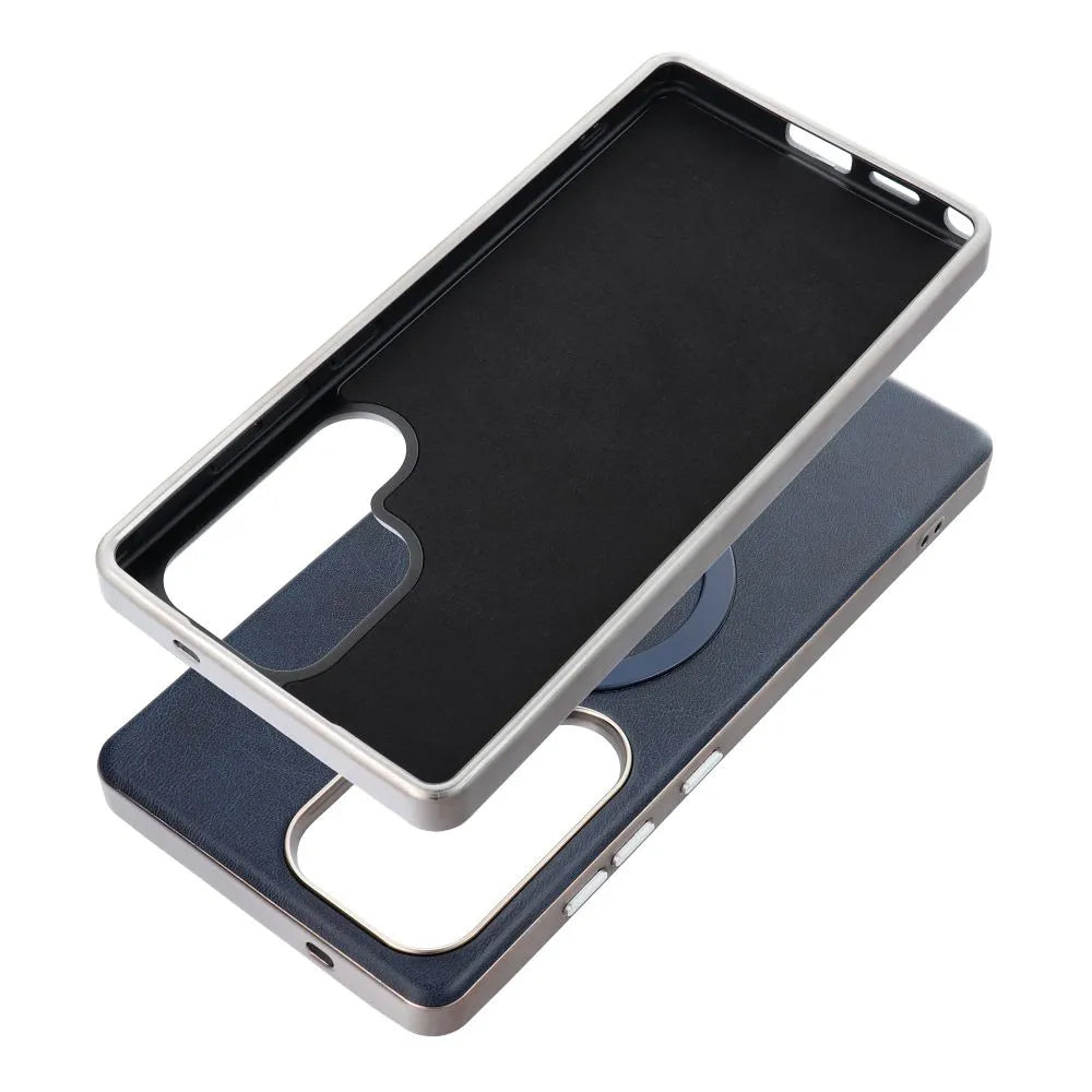 Θήκη MagSafe για Samsung Galaxy A56 A566, OEM, Gentleman Mag, Μπλε σκούρο